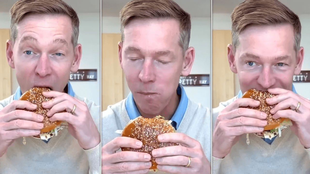 McDonald’s CEO’s Dainty Burger Bite Leaves Internet Baffled