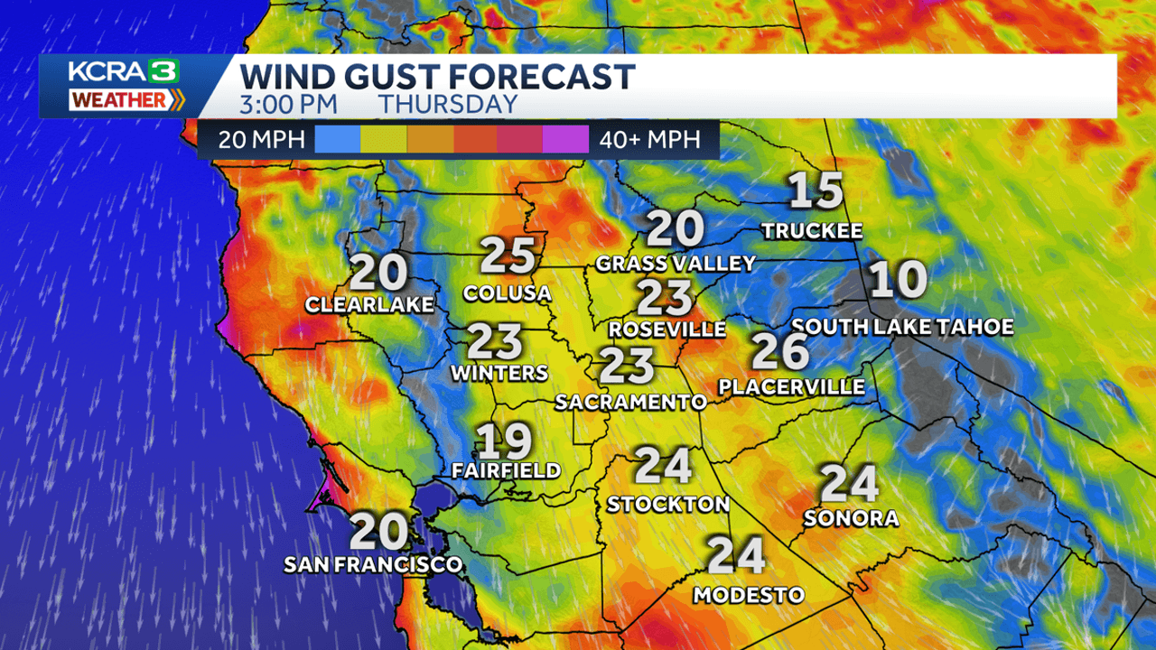 NorCal forecast: Isolated showers then north winds late week