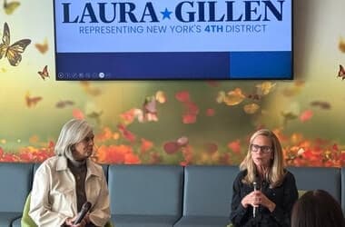 U.S. Rep. Laura Gillen, House Minority Whip Katherine Clark want healthcare to be more affordable