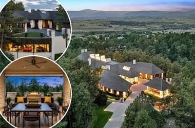 Inside the $12.5M Colorado estate with hidden mountainside car gallery